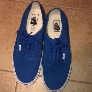 All blue vans barely worn